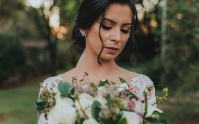 O buquê da noiva no casamento
